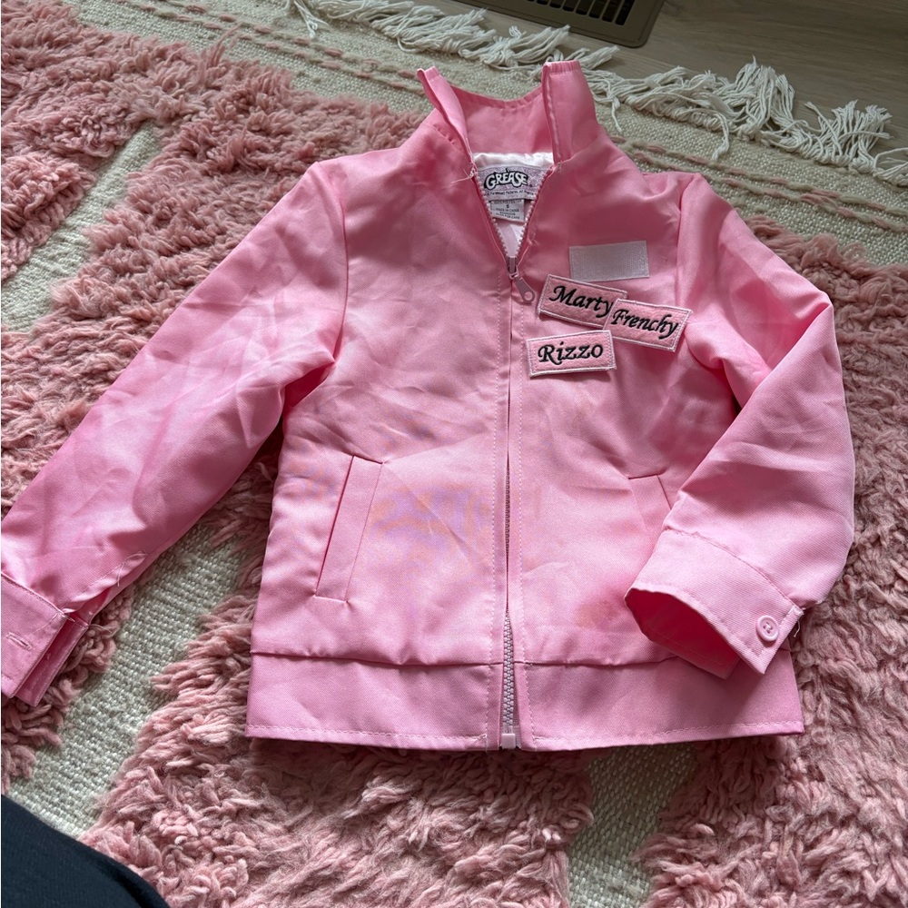 GREASE | Girls Pink Ladies Jacket with Name Patches